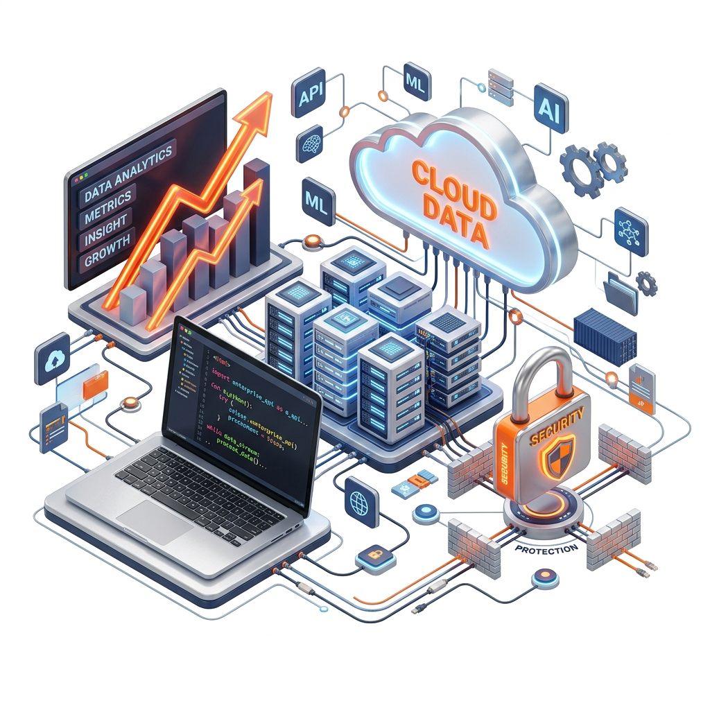 Smikap Enterprise Cloud Solutions 3D Render